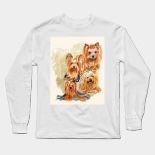 Yorkshire Terrier with Ghost Long Sleeve T-Shirt